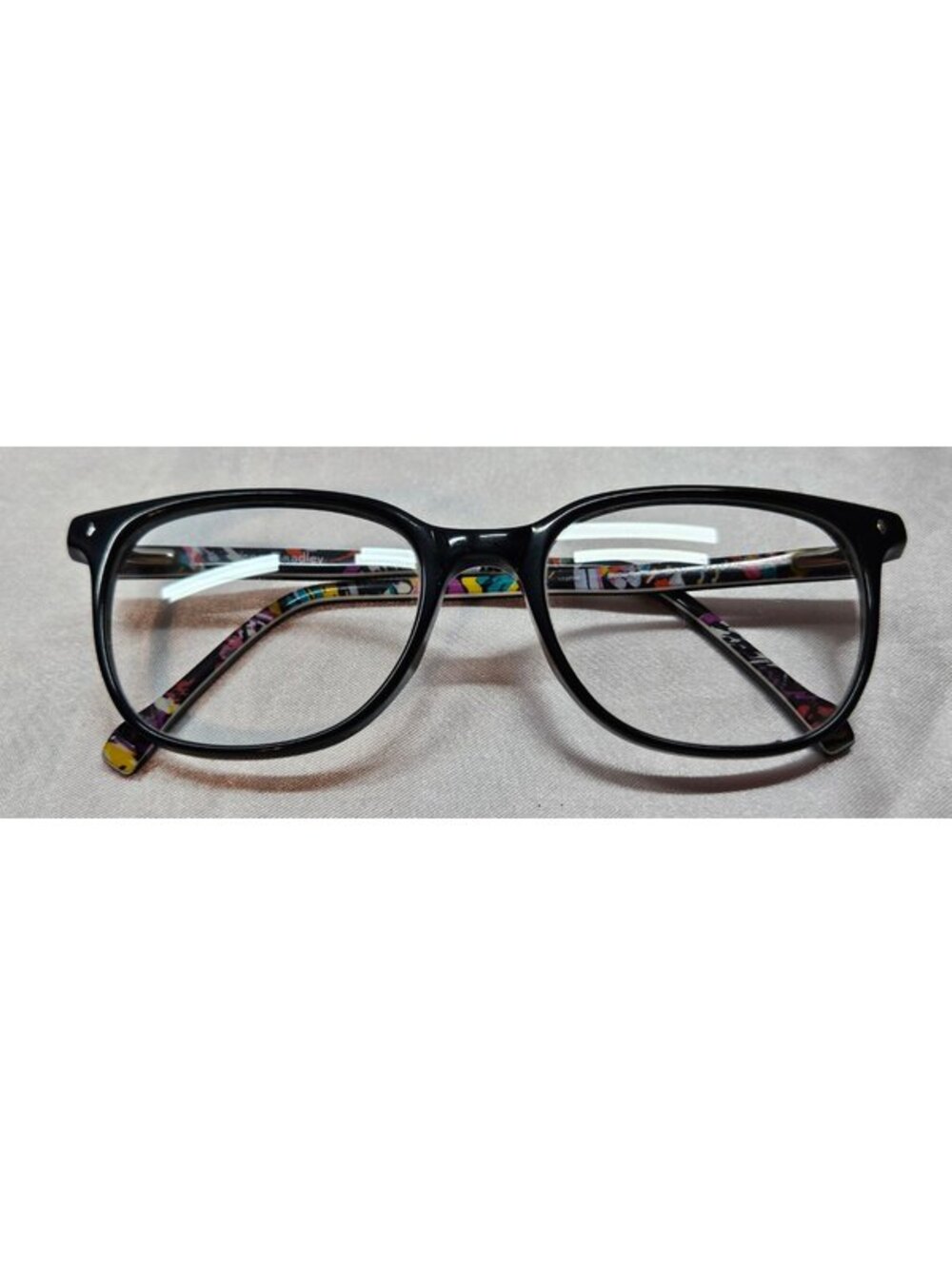 Vera Bradley Butterfly Flutter Black Multicolor Eyeglasses 51-18-140